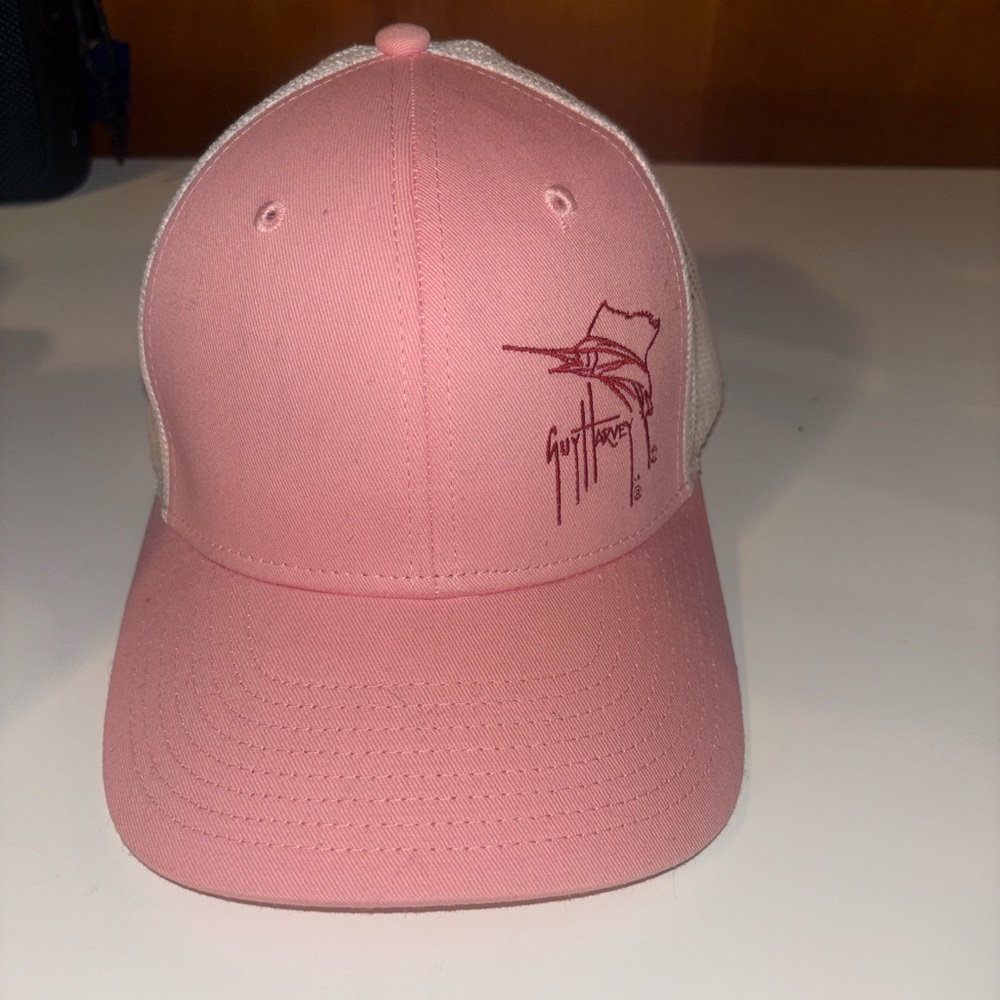 Guy Harvey Womens Pink Trucker Hat